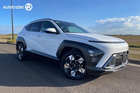 White 2026 Hyundai Kona Wagon Hybrid Premium