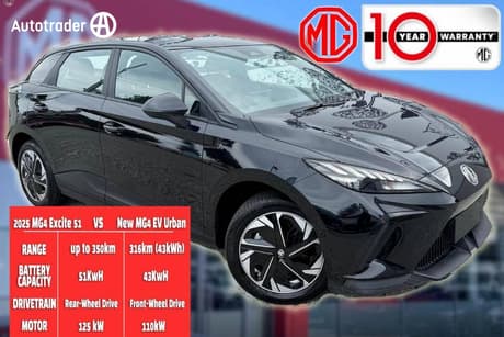 2025 MG MG4 Excite 51 125Kw Meh32 My25