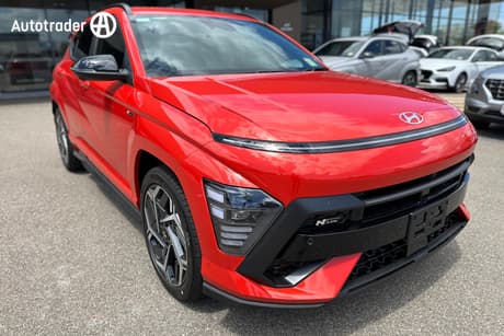 Orange 2026 Hyundai Kona Wagon Hybrid Elite N Line