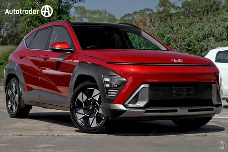 Red 2026 Hyundai Kona Wagon Hybrid Premium