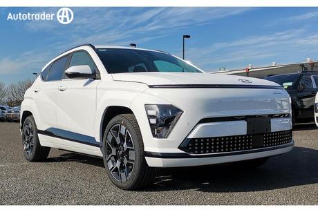 White 2026 Hyundai Kona Wagon Electric Elite Ext Range