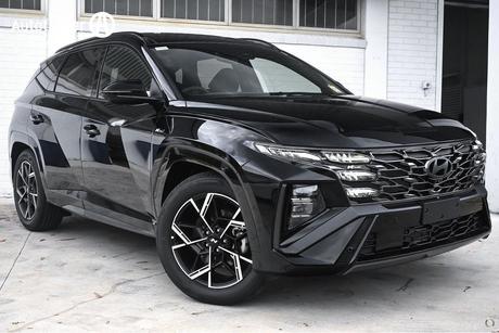 Black 2026 Hyundai Tucson Wagon Premium N Line Hybrid (Awd)