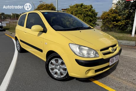Yellow 2007 Hyundai Getz Hatchback Sx