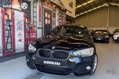 Black 2016 BMW 1 Hatch 120I SPORT LINE R