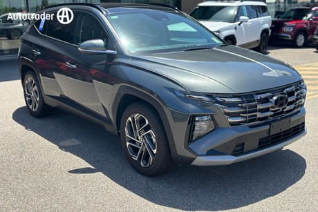 Grey 2026 Hyundai Tucson Wagon Premium Hybrid (Awd)