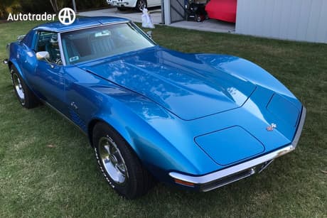 Blue 1970 Chevrolet Corvette Coupe Stingray