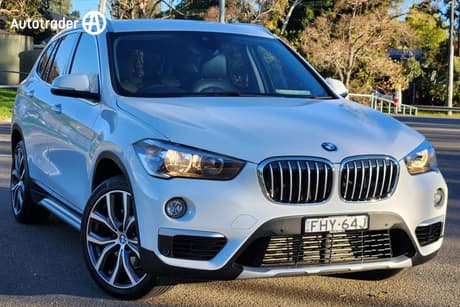 White 2018 BMW X1 Wagon Xdrive 25I M Sport