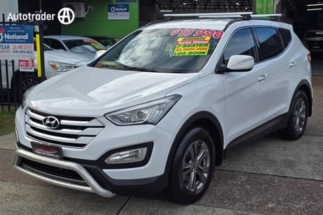 White 2012 Hyundai Santa FE Wagon Active Crdi (4X4)
