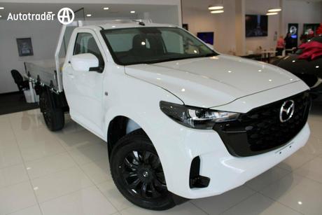 White 2026 Mazda BT-50 Freestyle Cab Chassis Xt (4X2)