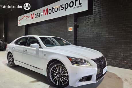 White 2013 Lexus LS600H Sedan Hybrid F Sport