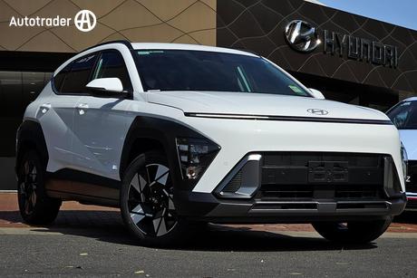 White 2026 Hyundai Kona Wagon Hybrid Elite