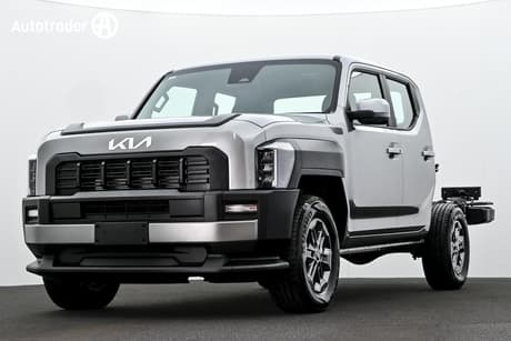 Grey 2025 Kia Tasman Double Cab Chassis Sx (4X4) Black Fender