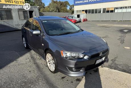 Grey 2009 Mitsubishi Lancer Hatchback Vr-X Sportback
