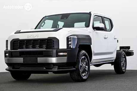 Grey 2025 Kia Tasman Double Cab Chassis Sx (4X4) Black Fender