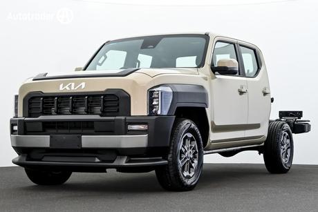 Beige 2025 Kia Tasman Double Cab Chassis Sx (4X4) Black Fender