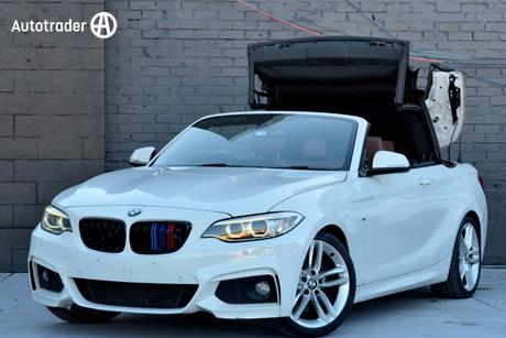 White 2015 BMW 228I Convertible Sport Line