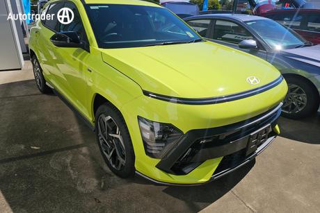 Yellow 2026 Hyundai Kona Wagon Elite N Line
