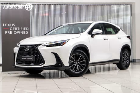 White 2025 Lexus NX350H Wagon Luxury Hybrid Awd