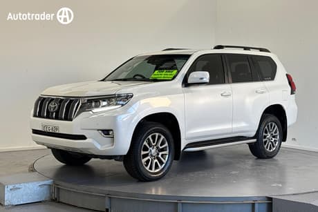 White 2019 Toyota Landcruiser Prado Wagon Vx (4X4)