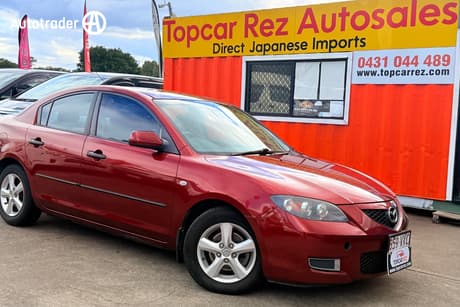 Burgundy 2009 Mazda 3 Sedan Neo Sport
