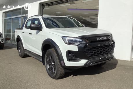 White 2026 Isuzu D-MAX Crew Cab Utility X-Terrain (4X4)