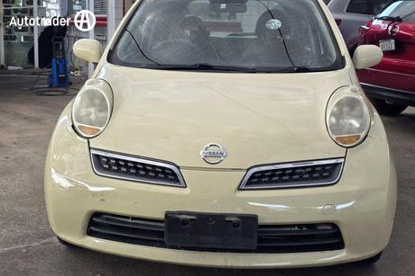 White 2010 Nissan Micra Hatchback