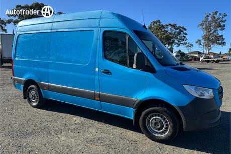 Blue 2019 Mercedes-Benz Sprinter Van 316Cdi Vs30 Mwb Rwd High Roof