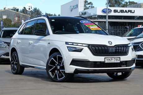 White 2020 Skoda Kamiq Wagon 110Tsi Monte Carlo