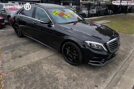 Black 2014 Mercedes-Benz S500 Sedan L