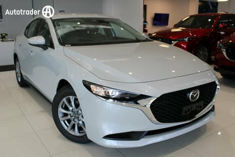 White 2026 Mazda Mazda3 Sedan G20 Pure