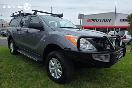 Grey 2014 Mazda BT-50 Dual Cab Utility Xt (4X4)