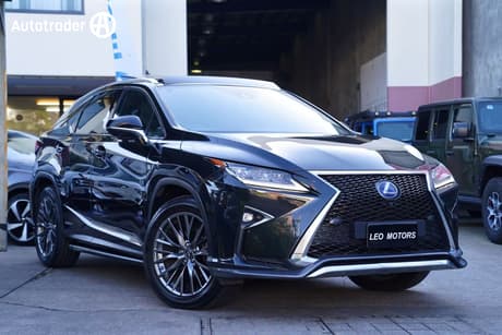 2018 Lexus RX450H F Sport Hybrid Gyl25R My18