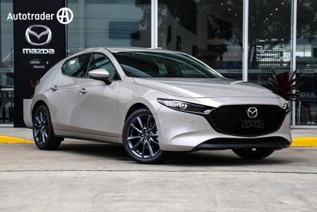 Beige 2026 Mazda Mazda3 Hatchback G20 Touring Vision