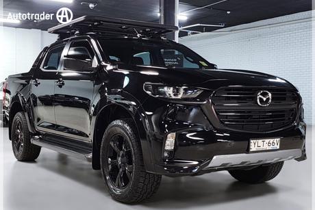 Black 2022 Mazda BT-50 Dual Cab Pick-up Sp (4X4)