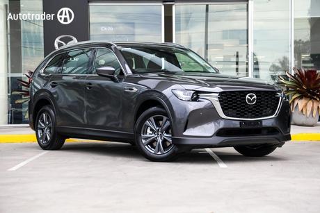 Grey 2026 Mazda CX-80 Wagon G40E Pure