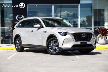 Beige 2026 Mazda CX-80 Wagon G40E Pure