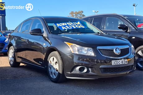 Black 2011 Holden Cruze Sedan Cd