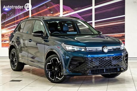 Blue 2026 Volkswagen Tiguan Wagon 195Tsi R-Line