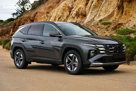Grey 2026 Hyundai Tucson Wagon Elite Hybrid (Awd)