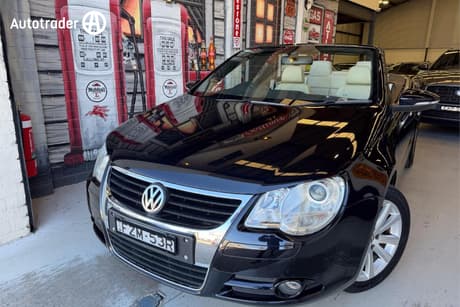 Black 2008 Volkswagen EOS Convertible 103 Tdi