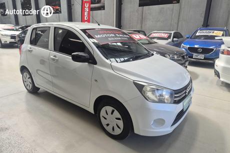 White 2015 Suzuki Celerio Hatchback