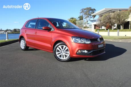Red 2015 Volkswagen Polo Hatchback 81 Tsi Comfortline