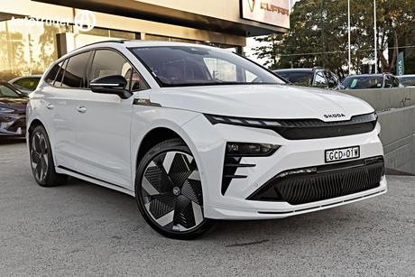White 2026 Skoda Enyaq Wagon Rs