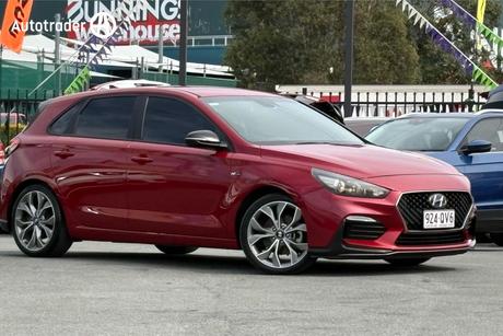 Red 2018 Hyundai I30 Hatchback N Line