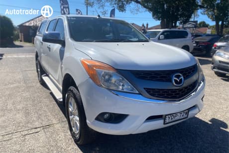 White 2015 Mazda BT-50 Dual Cab Utility Xtr (4X2)