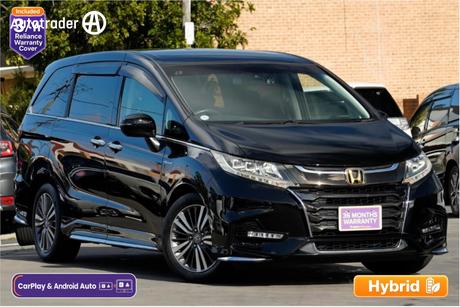 Black 2017 Honda Odyssey SUV ABSOLUTE-SENSING (HYBRID)