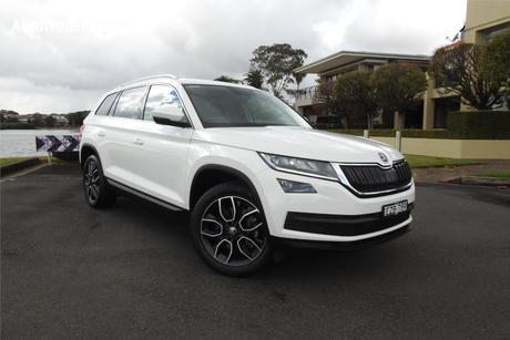 White 2021 Skoda Kodiaq Wagon 132 Tsi (4X4)