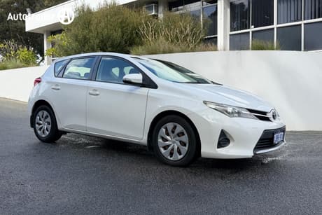White 2013 Toyota Corolla Hatchback Ascent