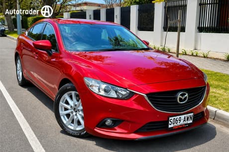 Red 2013 Mazda 6 Sedan Touring