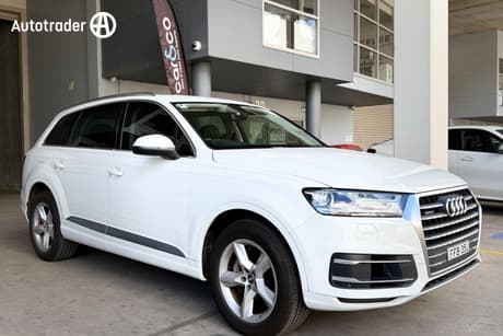 White 2018 Audi Q7 SUV TDI